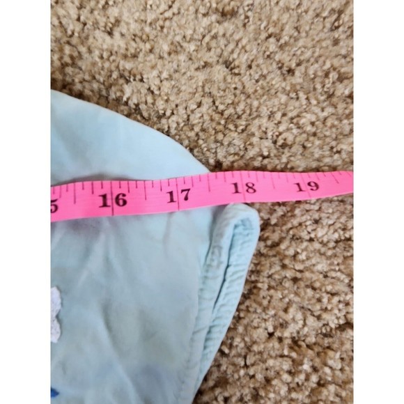 Hekka Blue Embroidered Floral V-Neck Cap Sleeves Maxi X-line Dress size XXL - Picture 9 of 16